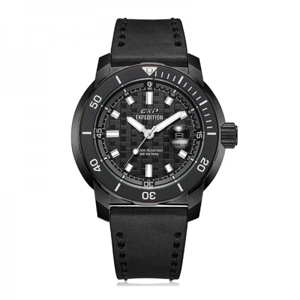Expedition 6335 Full Black Leather MDLIPBA